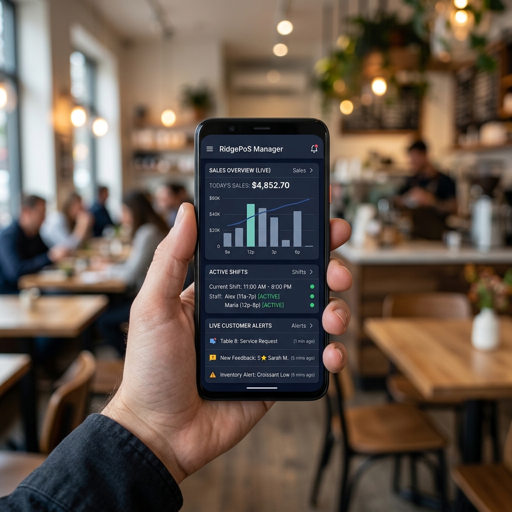 RidgePoS Store Hub Management App